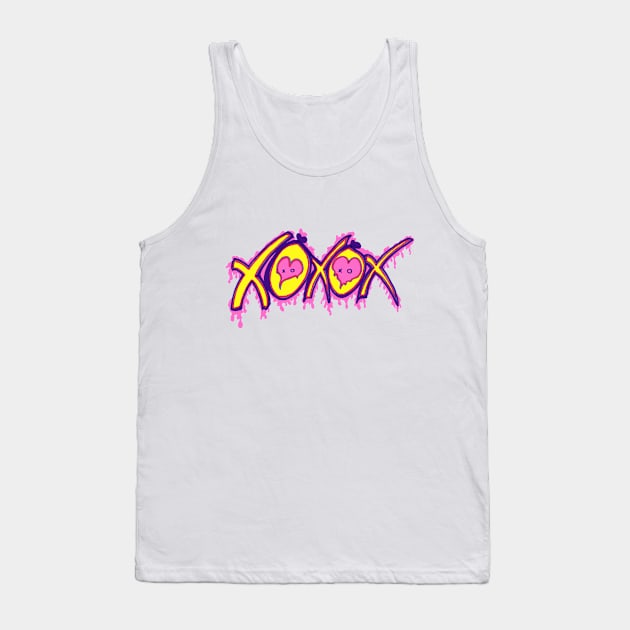 XOXOX Love Hugs Kisses and more Kisses Tank Top by FilMate